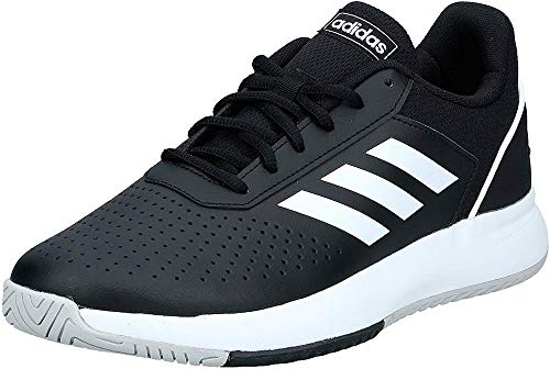 Adidas Courtsmash, Zapatillas de Tenis Hombre, Multicolor (Negbás/Ftwbla/Gridos 000), 43 1/3 EU Adidas Courtsmash, Zapatillas de Tenis Hombre, Multicolor (Negbás/Ftwbla/Gridos 000), 43 1/3 EU