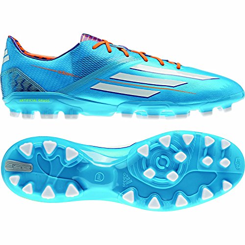 adidas F50 Adizero TRX AG Solar Blue f32780, Hombre, F50 Adizero TRX AG, Blau (Solar Blue/Solar Zest/Running White), 7,5 UK - 41,1/3 UE