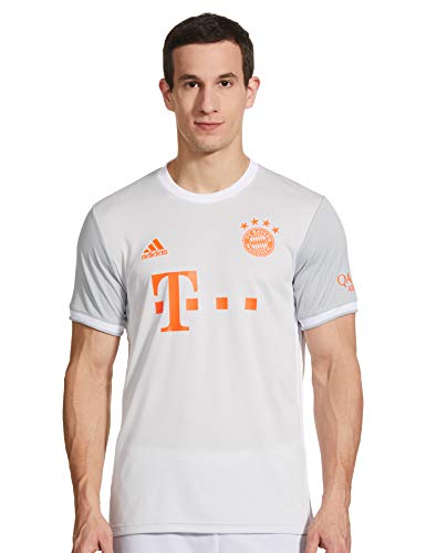 adidas FC Bayern Munchen Temporada 2020/21 FCB A JSY Camiseta Segunda equipación, Unisex, toqgri/Blanco, S