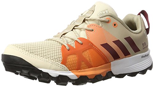 Adidas Kanadia 8 Tr W, Zapatillas de Running para Mujer, Beige (Linen/Collegiate Burgundy/Glow Orange), 36 2/3 EU