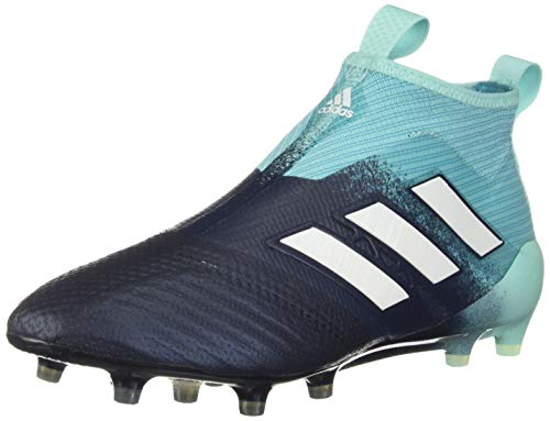 adidas Men's ACE 17+ Purecontrol Firm Ground Boots Soccer, Energy Aqua/Footwear White/Legend Ink, 9 M US