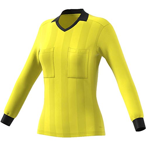 adidas Ref18 W JSY LS Long Sleeved T-Shirt, Mujer, Shock Yellow, L