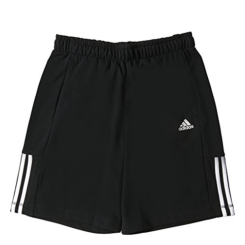 adidas Shorts Essentials 3S Mid Pantalón Corto, Hombre, Negro/Blanco, S