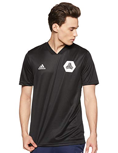 adidas Tan Training Jersey Camiseta, Hombre, Black, XS