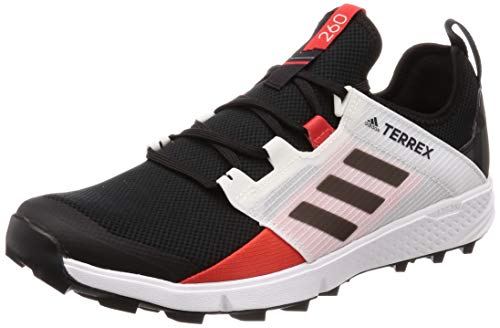 adidas Terrex Agravic Speed +, Zapatillas de Marcha Nórdica Hombre, Negro (Core Black/Core Black/Active Red Core Black/Core Black/Active Red), 44 EU
