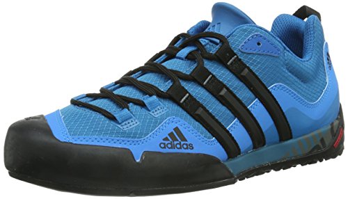 Adidas Terrex Swift Solo, Walking Shoe Hombre, Dark Solar Blue/Core Black/Solar Blue, 43 1/3 EU