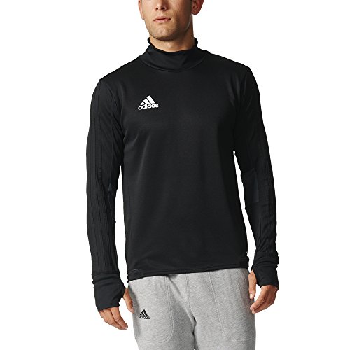 Adidas Tiro 17 Mens Soccer Training Top XL Black-Dark Grey-White