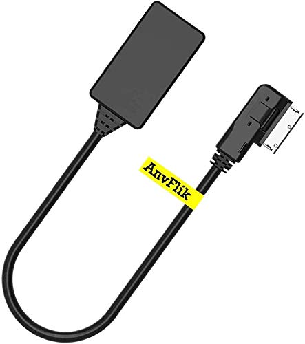 AnvFlik Adaptador Bluetooth AMI MDI MMI Interfaz de Audio/música Bluetooth 5.0 Adaptador para Audi (MMI 3G/3G+ Solo Sistema) Compatible con Golf Jetta Passat VW