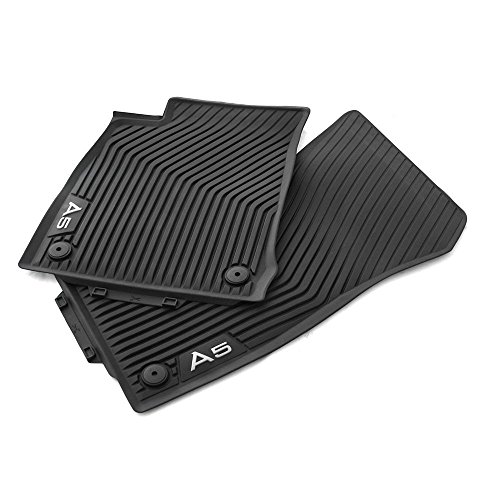 Audi Original A5 (B9) Sportback Goma felpudos de 2 Piezas Delantero Alfombrillas de Goma Premium Allwetter Mate Negro 8 W706 1501 a 041 Audi Original A5 (B9) Sportback Goma felpudos de 2 Piezas Delantero Alfombrillas de Goma Premium Allwetter Mate Negro 8 W706 1501 a 041