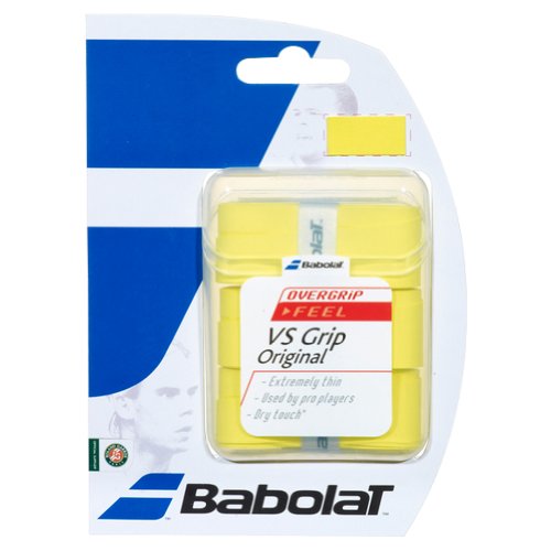 Babolat Vs Original X3 Accesorio Raqueta de Tenis, Unisex Adulto, Amarillo, Talla Única