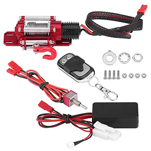 Cabrestante RC, 1/10 RC Crawler, cabrestante de metal eléctrico, modelo de vehículo Crawler con control remoto, para Traxxas HSP Redcat Tamiya Axial SCX10 D90 HPI 1:10 RC Crawler Climbing Cars Cabrestante RC, 1/10 RC Crawler, cabrestante de metal eléctrico, modelo de vehículo Crawler con control remoto, para Traxxas HSP Redcat Tamiya Axial SCX10 D90 HPI 1:10 RC Crawler Climbing Cars