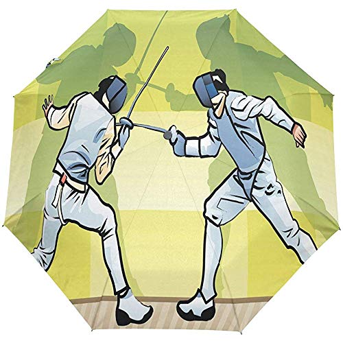 Cercas de Paraguas En acción Golf Viajes Sol Lluvia Paraguas automáticos a Prueba de Viento con protección UV Cercas de Paraguas En acción Golf Viajes Sol Lluvia Paraguas automáticos a Prueba de Viento con protección UV
