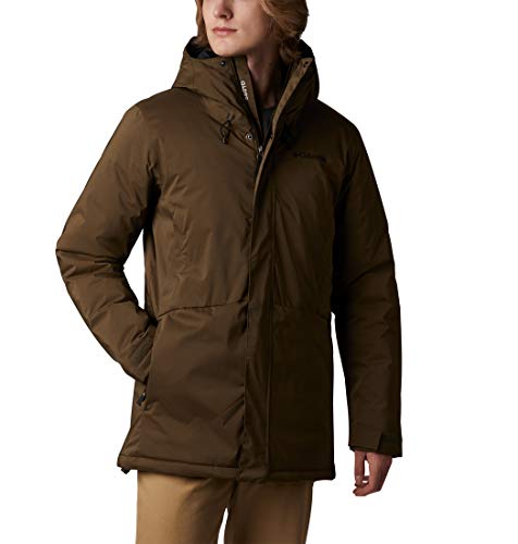 Columbia Northbounder Turbo, Plumas impermeable, Hombre, Verde (Olive Green Heather), Talla XXL
