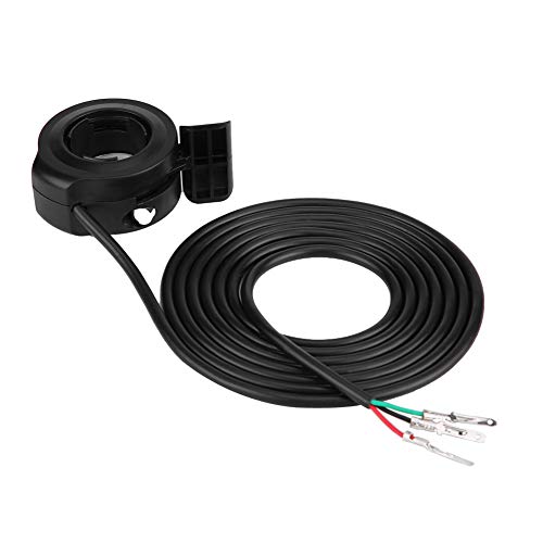 Control de velocidad del acelerador del pulgar para scooters de bicicleta eléctrica E-Bike,Conjunto de control de velocidad universal del acelerador de pulgar de 22 mm con controlador de sensor Hall