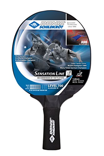 Donic-Schildkröt Raqueta de Tenis de Mesa Sensation Line 700, Mango ASG, Esponja de 1,8 mm, Almohadilla Avantgarde-ITTF, 734403