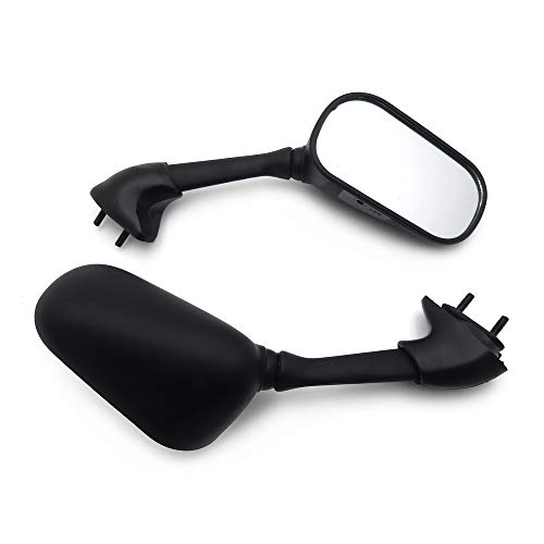 Espejos retrovisores HTT para moto, piezas OEM de posventa, color negro, compatible con 2000-2006 Yamaha YZF-R1, 2000-2001 Yamaha FZS600 Fazer, 2001-2003 Yamaha R1, 2001-2002 Yamaha R6, YZF-R6 Espejos retrovisores HTT para moto, piezas OEM de posventa, color negro, compatible con 2000-2006 Yamaha YZF-R1, 2000-2001 Yamaha FZS600 Fazer, 2001-2003 Yamaha R1, 2001-2002 Yamaha R6, YZF-R6