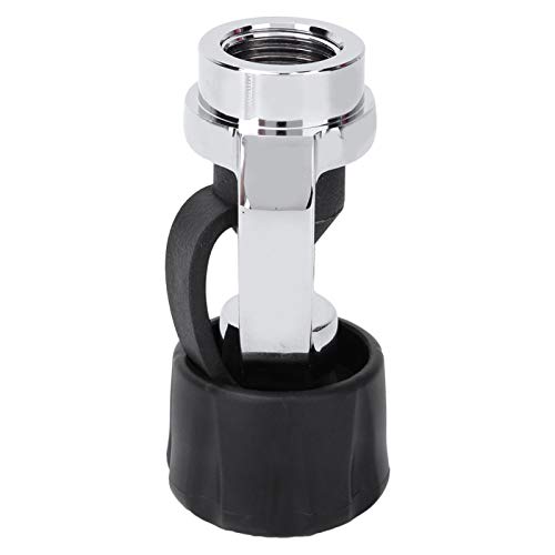 FOLOSAFENAR Conector de llenado de Tanque de Alta Resistencia Adaptador de Botella de Buceo Adaptador de DIN a Yugo Ligero de Alta Resistencia, Compatible con Reductor de presión DIN, para Buceo FOLOSAFENAR Conector de llenado de Tanque de Alta Resistencia Adaptador de Botella de Buceo Adaptador de DIN a Yugo Ligero de Alta Resistencia, Compatible con Reductor de presión DIN, para Buceo