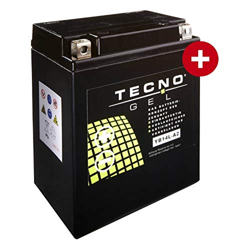 Gel Batería yb14l de A2 para Suzuki GSX 1100 E de año 1983 de Tecno Gel Batería yb14l de A2 para Suzuki GSX 1100 E de año 1983 de Tecno