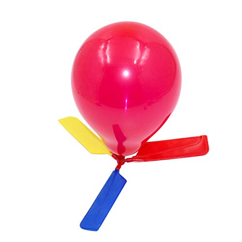 Globo, helicóptero, juguete divertido para niños lanzador de helicópteros con globo y juguetes para corredores