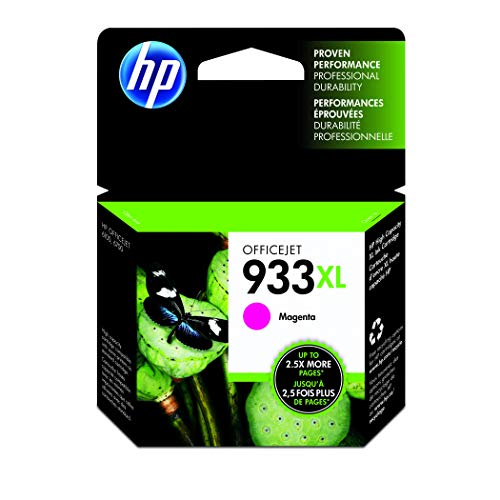 HP 933XL CN055AE, Magenta, Cartucho de Tinta Alta Capacidad Original, compatible con impresoras de inyección de tinta HP OfficeJet 6100, 6600, 6700, 7110, 7510, 7610, 7612