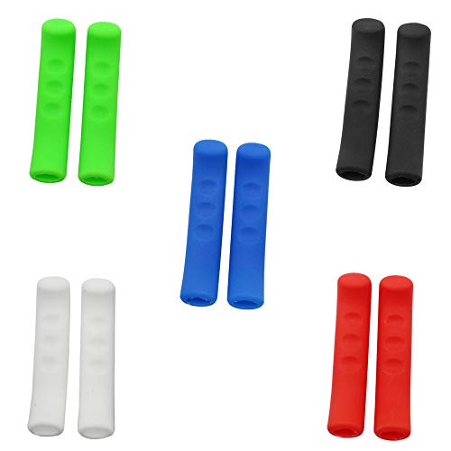 Hrroes Funda Maneta Freno Bicicleta 5 Pares Protector Palanca Freno MTB Accesorios de Freno para Ciclismo Carretera Montaña Puños Scooter, 5 Colores Hrroes Funda Maneta Freno Bicicleta 5 Pares Protector Palanca Freno MTB Accesorios de Freno para Ciclismo Carretera Montaña Puños Scooter, 5 Colores