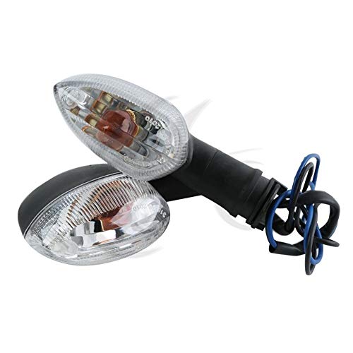 Intermitentes de motocicleta, For accesorios de la motocicleta YZF R1 R6 FZ1 Fazer FZ6 XJ6 1 par de motocicletas delantero/trasero Claro indicadora de intermitencia de luz de lámpara Intermitentes de motocicleta, For accesorios de la motocicleta YZF R1 R6 FZ1 Fazer FZ6 XJ6 1 par de motocicletas delantero/trasero Claro indicadora de intermitencia de luz de lámpara