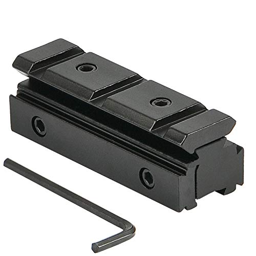 JASHKE Base de Montaje de Alcance 11 mm a 20 mm, 11 mm a 11 mm Adaptador de conversión de riel de Cola de Milano Picatinny Weaver 11 mm JASHKE Base de Montaje de Alcance 11 mm a 20 mm, 11 mm a 11 mm Adaptador de conversión de riel de Cola de Milano Picatinny Weaver 11 mm