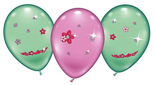 Karaloon 4 globos para manualidades, color verde y lila