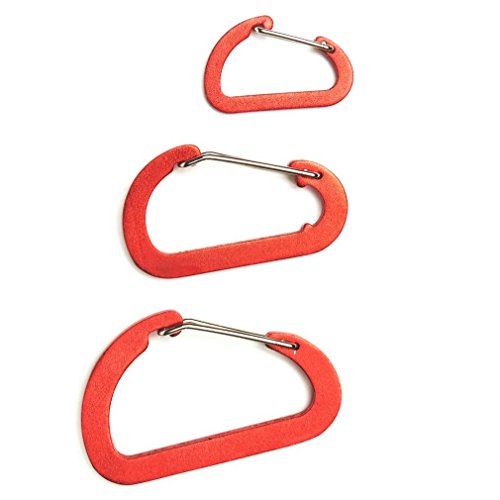 Lifeventure Karabiners for Accessores (3 Pack), Unisex-Adult, Assorted, Pack of 3
