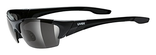 Lunettes de sport unisexe Uvex Blaze lll, black / black mat, taille unique