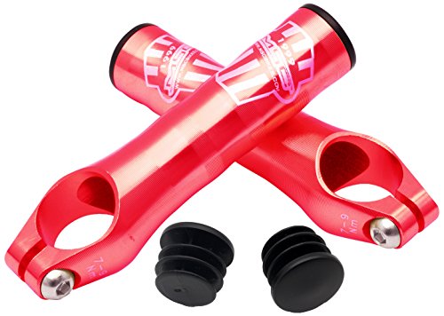 MSC Bikes Alu7075 T6 MSC Ultralight - Acoples de Manillar de Ciclismo, Color Rojo anodizado