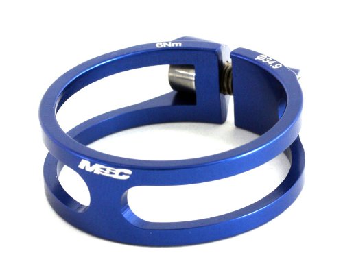 MSC Bikes MSC ULT. Alu7075 T6 CNC+TI 34.9 mm - Cierre tija de sillín de Ciclismo, Color Azul anodizado
