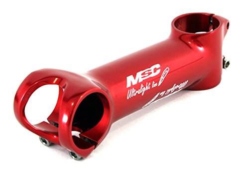 MSC Bikes SL01120R       Potencia Ultralight de Ciclismo, Rojo, 31.8 mm x 120 mm x 6º