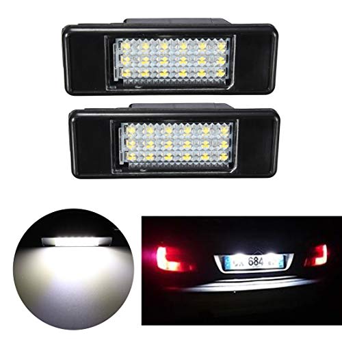 MuChangZi 2 Unids 12V Lámpara Super Brillante 6000 K Luz de Matrícula para P/eugeot 106 1007 207 307 308 3008 406 407 508 806 para C/itroen C2 C3 C4 C5 C5 C6 DS3 MuChangZi 2 Unids 12V Lámpara Super Brillante 6000 K Luz de Matrícula para P/eugeot 106 1007 207 307 308 3008 406 407 508 806 para C/itroen C2 C3 C4 C5 C5 C6 DS3