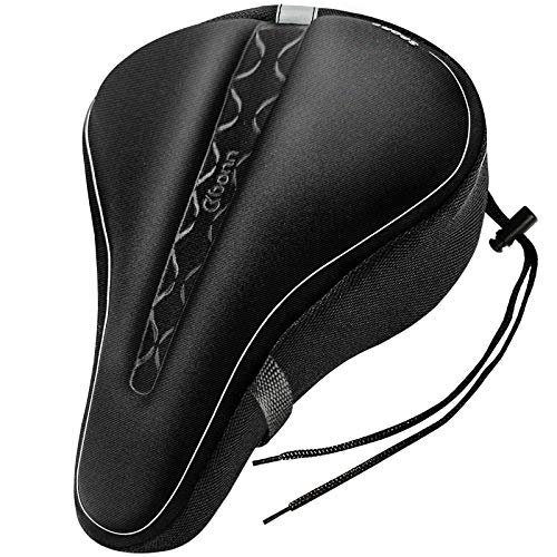 OKBONN - Funda de Gel Para Asiento de Bicicleta, Suave, CóModo, Acolchado Para SillíN de Bicicleta, CojíN Para SillíN de Bicicleta, Ergonómico Se Adapta A Bicicletas MontañA Y de ciclismo Acolchado OKBONN - Funda de Gel Para Asiento de Bicicleta, Suave, CóModo, Acolchado Para SillíN de Bicicleta, CojíN Para SillíN de Bicicleta, Ergonómico Se Adapta A Bicicletas MontañA Y de ciclismo Acolchado