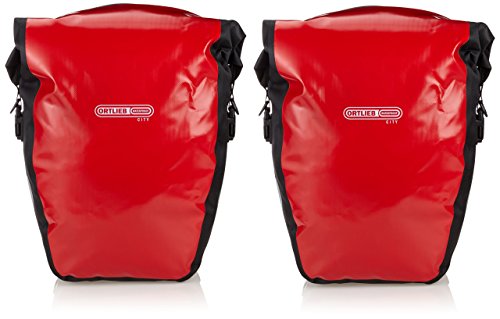 Ortlieb Back-Roller City - Juego de bolsas para parte trasera de bicicleta, color rojo/negro (2 unidades x 20 L) Ortlieb Back-Roller City - Juego de bolsas para parte trasera de bicicleta, color rojo/negro (2 unidades x 20 L)