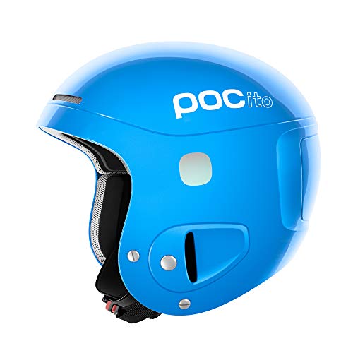POC POCito Skull - Casco de esquí unisex, Azul fluorescente, XS-S (51-54 cm)