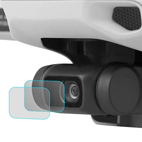 Protectores de lentes para la cámara, adecuada para DJI MAVIC MINI y MINi 2, Juego de 2, Cristalino, cristal 9H, cubierta para la lente adecuada para DJI Mavic Mini Drone, protector pantalla vidrio
