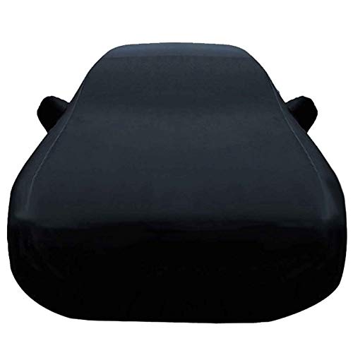 QERFSD Más Velvet Cubierta De Coche Compatible con Fiat Abarth 124 Spider 500 500C 500L 500x 500C (Color : Black, Size : 595C)