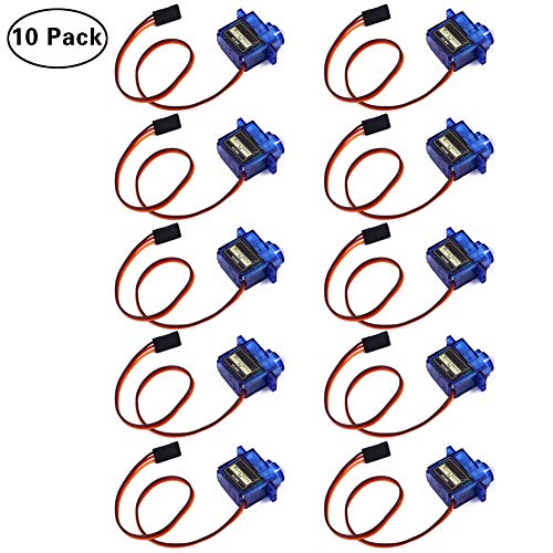 Queta 10 Psc SG90 Micro Servo Motor 9G para RC Airplane Robot Helicopter Airplane Control Remoto Queta 10 Psc SG90 Micro Servo Motor 9G para RC Airplane Robot Helicopter Airplane Control Remoto