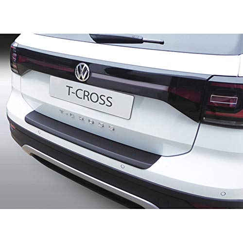 RGM RBP185 Protector del Parachoques Trasero ABS Compatible con Volkswagen T-Cross 2019-Negro