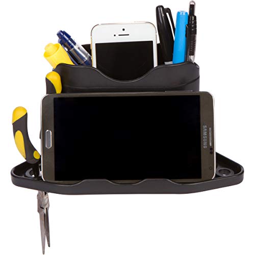 ROBOCUP Funda, (Negro), accesorio complementario, mini caja frontal, almacenamiento de herramientas, llaves, bolígrafos, carteras. (incluye 1)
