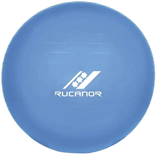 Rucanor Gym Ball - Pelota de Fitness, tamaño 55 UK, Color Azul Claro