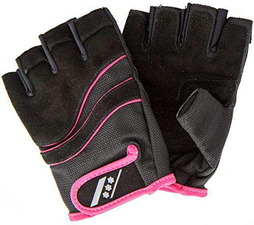Rucanor Lara II Fitness ejercicio guantes, mujer, negro / rosa