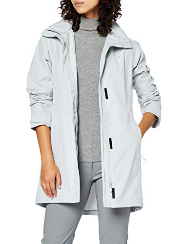 Schöffel Coat Easy L Mel' - Chubasquero para mujer, Mujer, Abrigo para lluvia, 20-12305-23067, De alta gama., 46