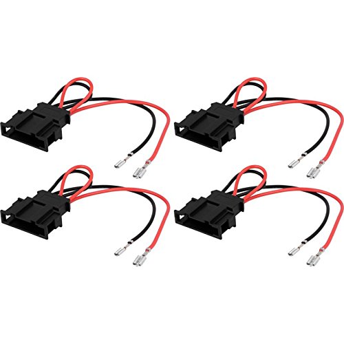 Sound-way 4 Cable Adaptadores Enchufe Altavoces compatible con Dacia, Nissan, Seat, Volkswagen