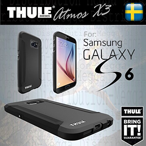 Thule Atmos X3 funda de protección ante caídas e impactos extremos con bicomponente patentado, Ultradelgada, para Samsung Galaxy S6