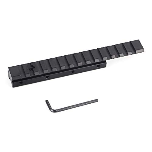 ToopMount Tactical Picatinny Rail Adaptador de Cola de Milano a Picatinny para 11 mm a 20 mm Montaje en riel convertidor, Montaje en riel Ligero para 1913 ToopMount Tactical Picatinny Rail Adaptador de Cola de Milano a Picatinny para 11 mm a 20 mm Montaje en riel convertidor, Montaje en riel Ligero para 1913
