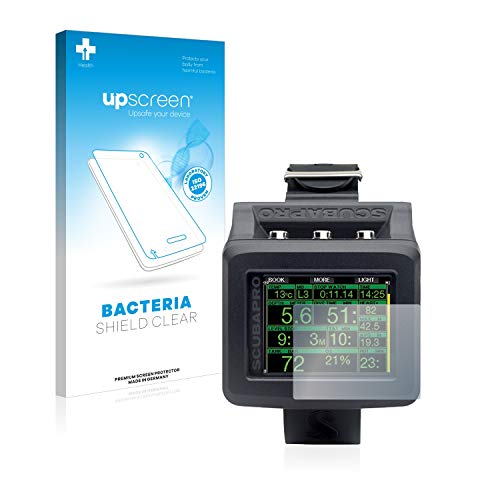 upscreen Protector Pantalla Compatible con Uwatec Galileo G2 Película Protectora Antibacteriana