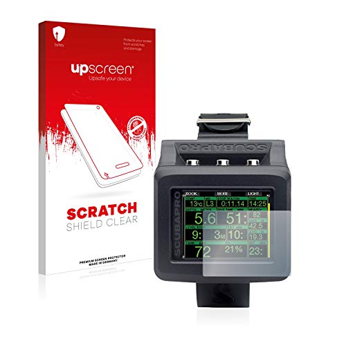 upscreen Protector Pantalla Compatible con Uwatec Galileo G2 Película Protectora – Transparente, Anti-Huellas